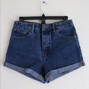 Dark Wash Denim Shorts
